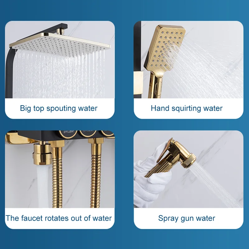 Современная система горячего и холодного душа смеситель для набор смесителей