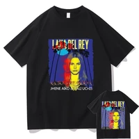 new hot singer lana del rey music music album printed tshirt men women loose hip hop oversized t shirts short sleeve unisex tees