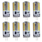 Светодиодные лампы G4 12 В, 10 шт., 5 Вт, 7 Вт, 9 Вт, 12 Вт, лампочка-кукуруза, лампочсветильник-светильник для люстры, 3014 SMD, G4 220 В, светодиодсветодиодный лампочки с углом свечения 360