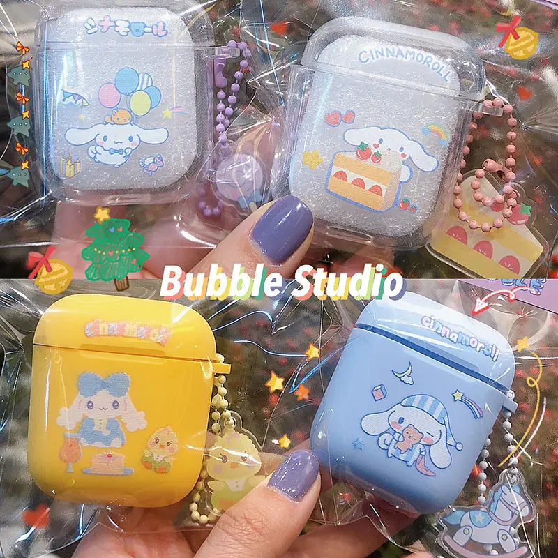 

Hello Kitty Headset Cover for AirPods 3 Cartoon Silicone Earphone Case for AirPods 1 2 Pro with Pendant Wireless Compatible