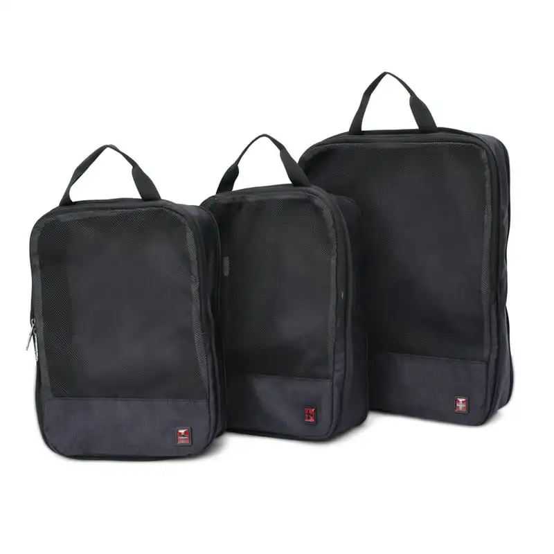 

3 Piece Compression Packing Cubes, Black ( Exclusive)
