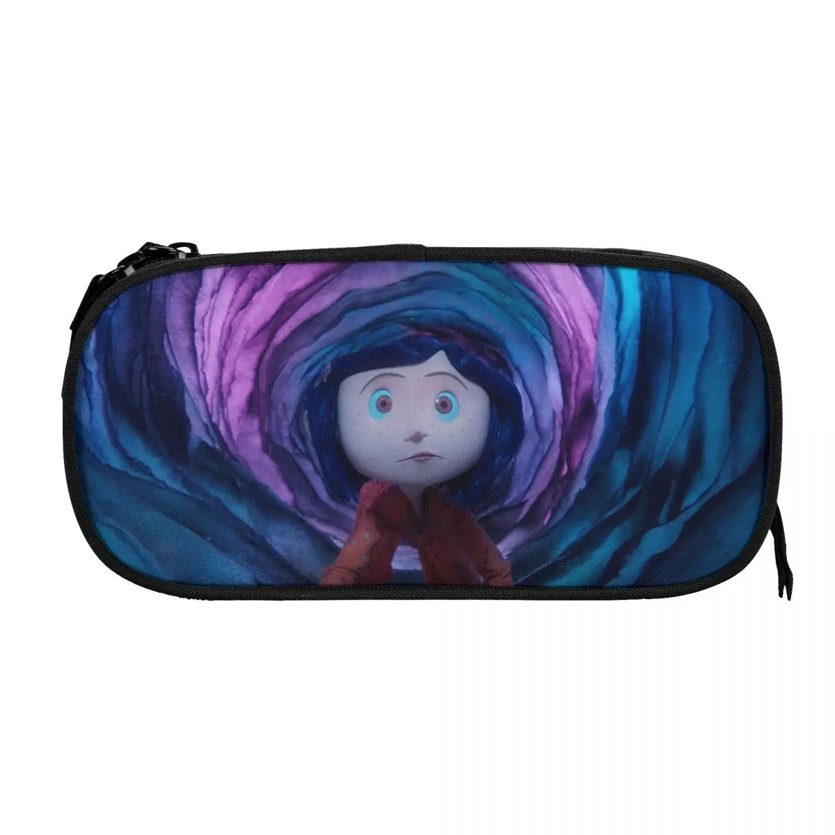 Student School Anime Zipper Pen Bag Child Stationery Bag Pencase Gift