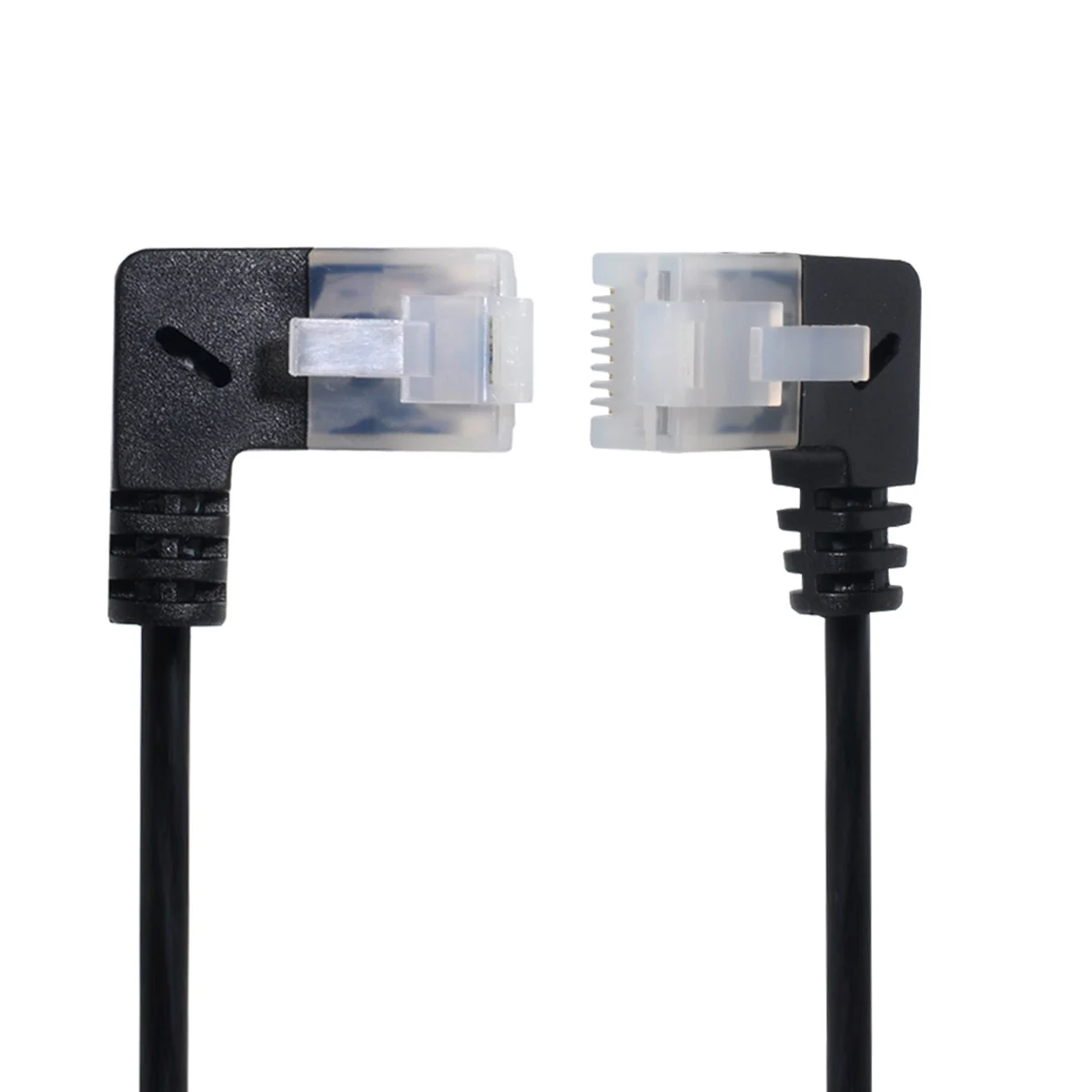 CY Ultra Slim Cat6 Ethernet-кабель RJ45 Угловой сетевой кабель UTP Патч-корд 90-градусные сетевые