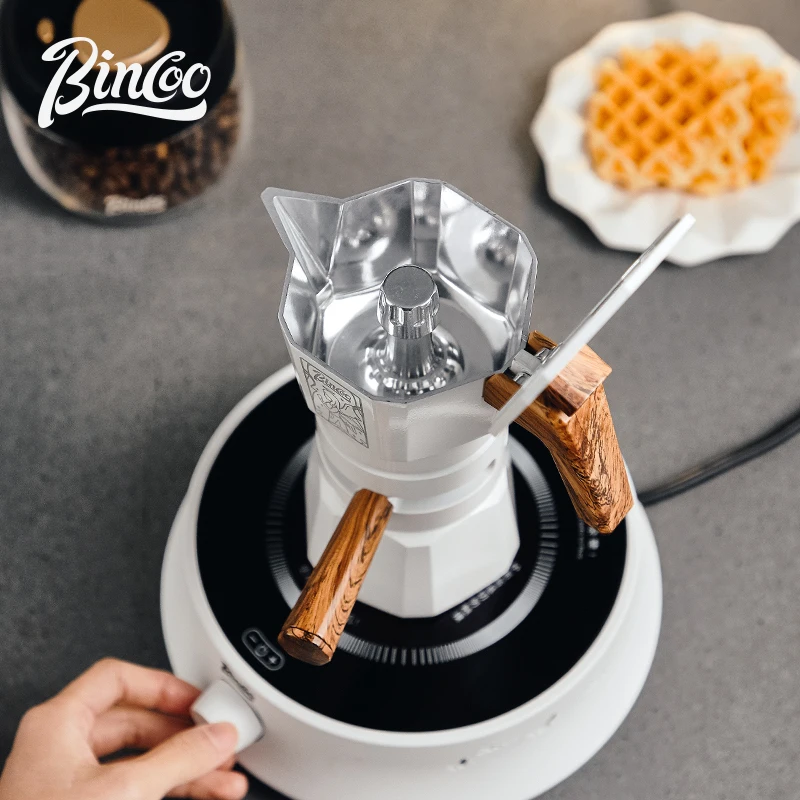 

Bincoo Home Double Pot Accessories Coffee Pot Coffee Italian Espresso Constant Macine Coffee 100ml Valve For Temperature Moka