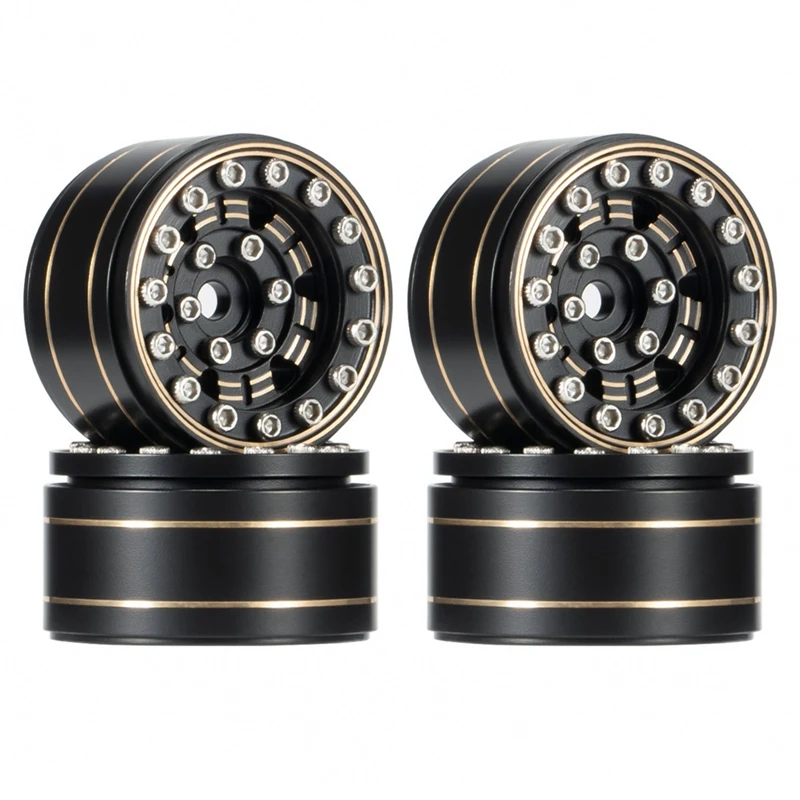 

Колесный обод 1,0 дюйма, латунная бусина для радиоуправляемого гусеничного автомобиля 1/24, Axial SCX24 TRX4M, обновленные детали