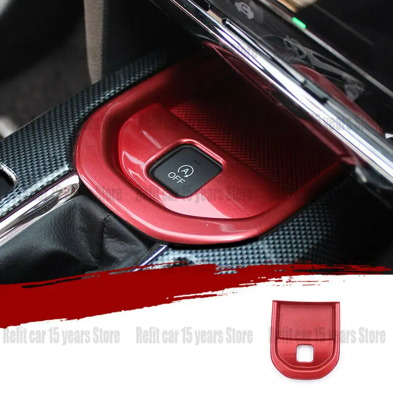 

Для Honda HRV HR-V 2016-2022 ABS red car Inside front storage box cover trim (1.8L)