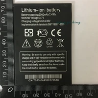 100 new original lithium ion w200 battery for thl w200 w200s w200c 2000mah high quality cell phone replacement recharge