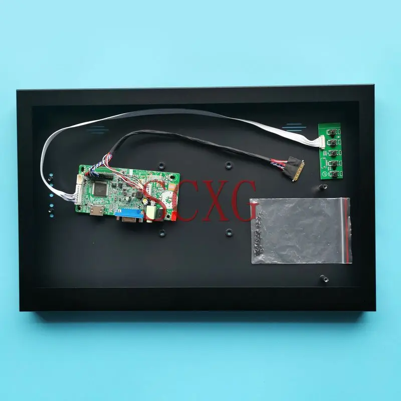 

For N140B6 N140BGE M140NWR1 M140NWR2 LED LCD Display DIY Kit 58C Controller Drive Board+Metal Case LVDS 40 Pin 1366*768 14"
