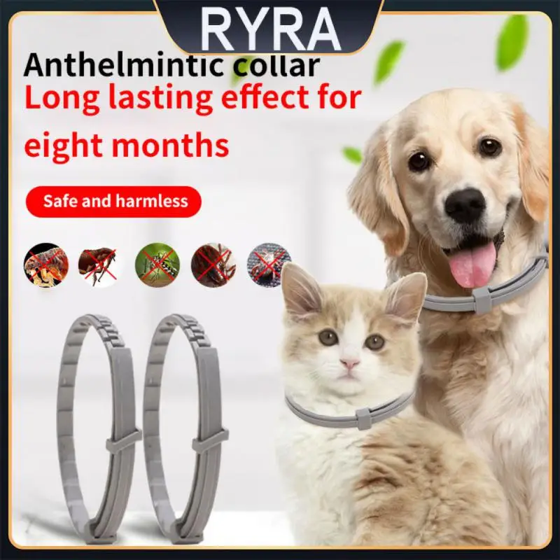 

For Puppy Cat Big Dog Flea Collar Drive Away Fleas And Tick Dog Products In Vitro Deworming Ring Flea And Tick Remover