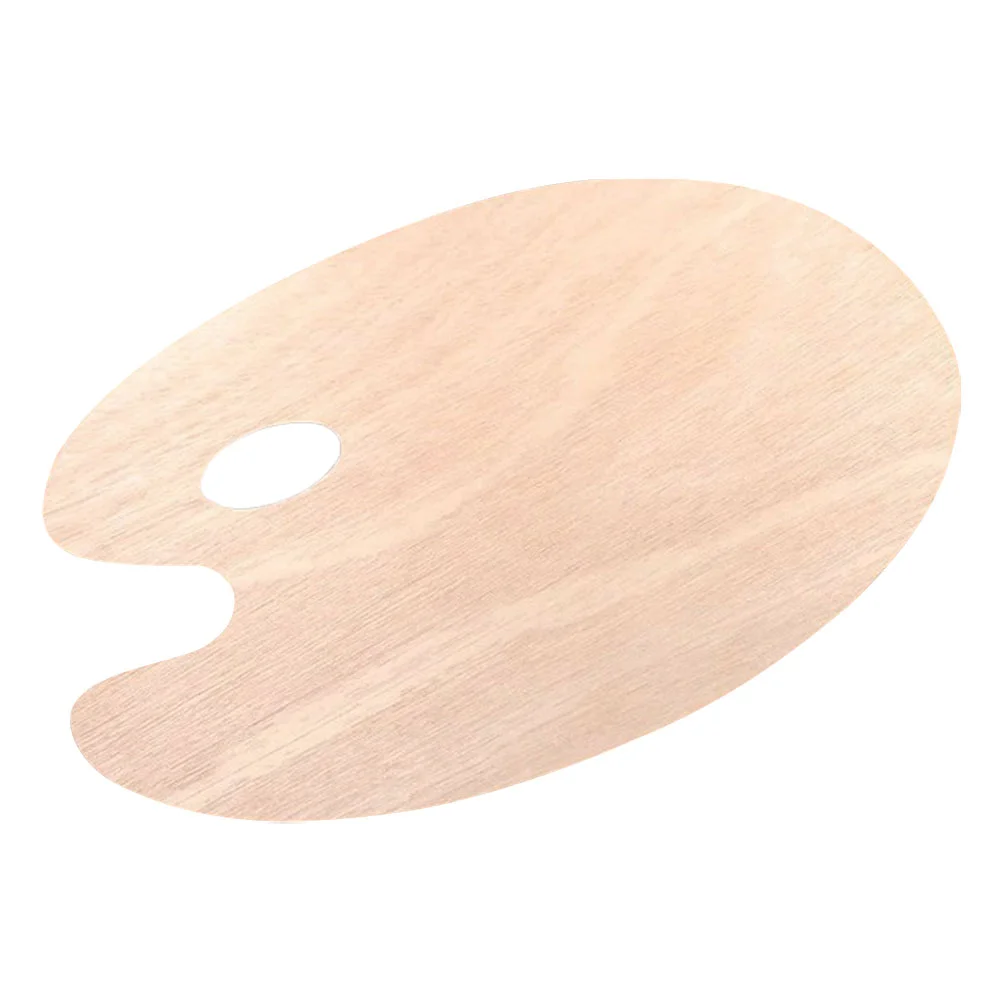 

Craft Drawing Supplies Wooden Palette Ceramic Serving Tray Oil Painting Plate