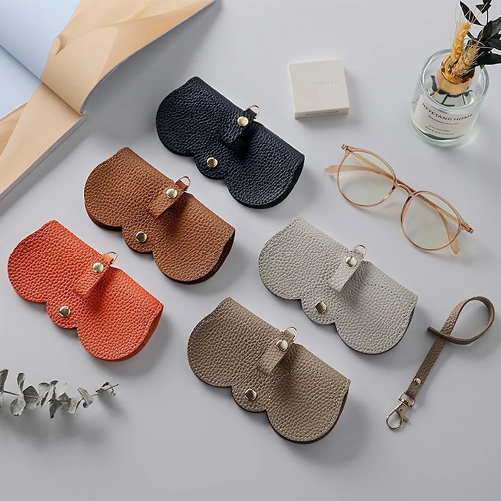 

PU Leather Eyeglasses Storage Bag Lightweight Sunglasses Holder Bag For Outdoor Travel
