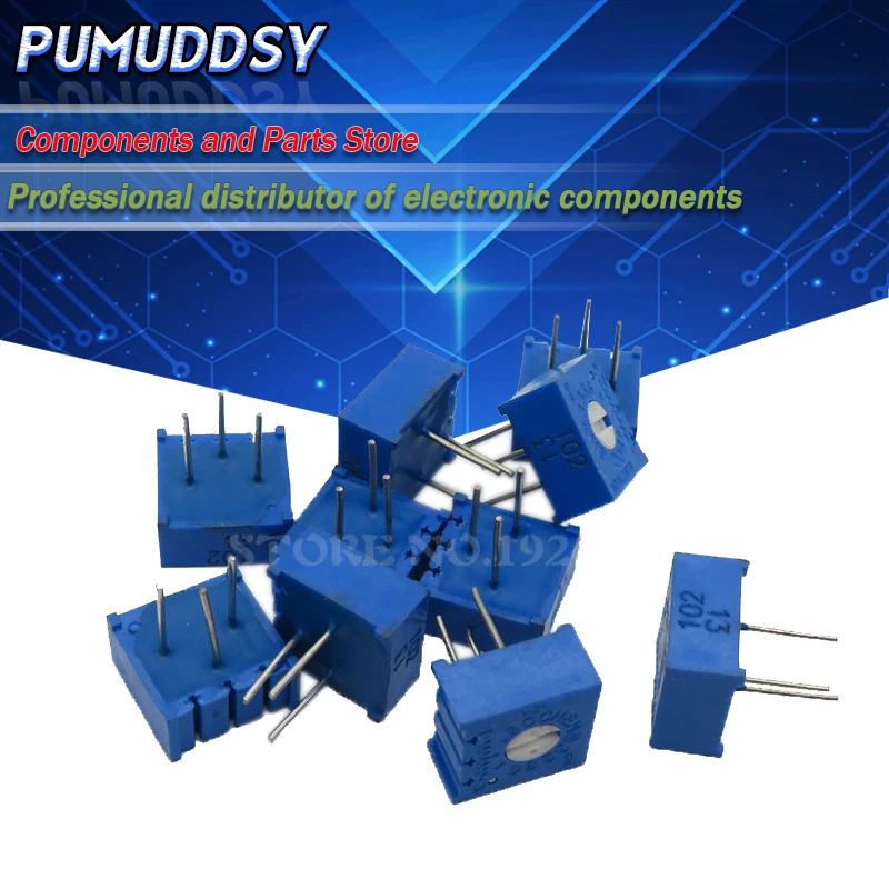 1000 шт. потенциометр 3386P модель 100 200 Ом 1K 2K 5K 10K 20K 50K 500K 100K 200K 1M