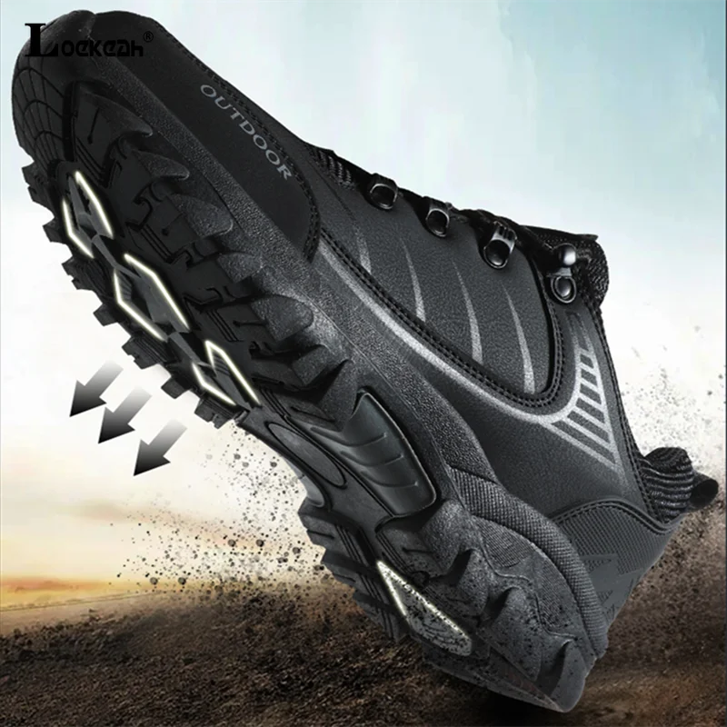 Men Women Waterproof Wear-resistant Hiking Sneaker Breathable Non-slip Trekking Hunting Sport Footwear Climbing Tactical Shoes