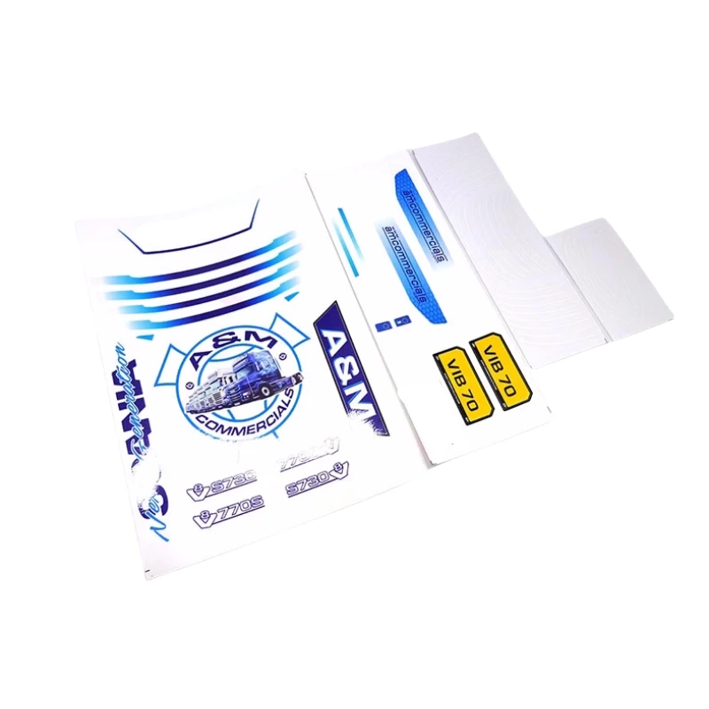 

1/14 Tamiya трактор 770 S 770 S 56368 покрытие предварительно вырезанные наклейки