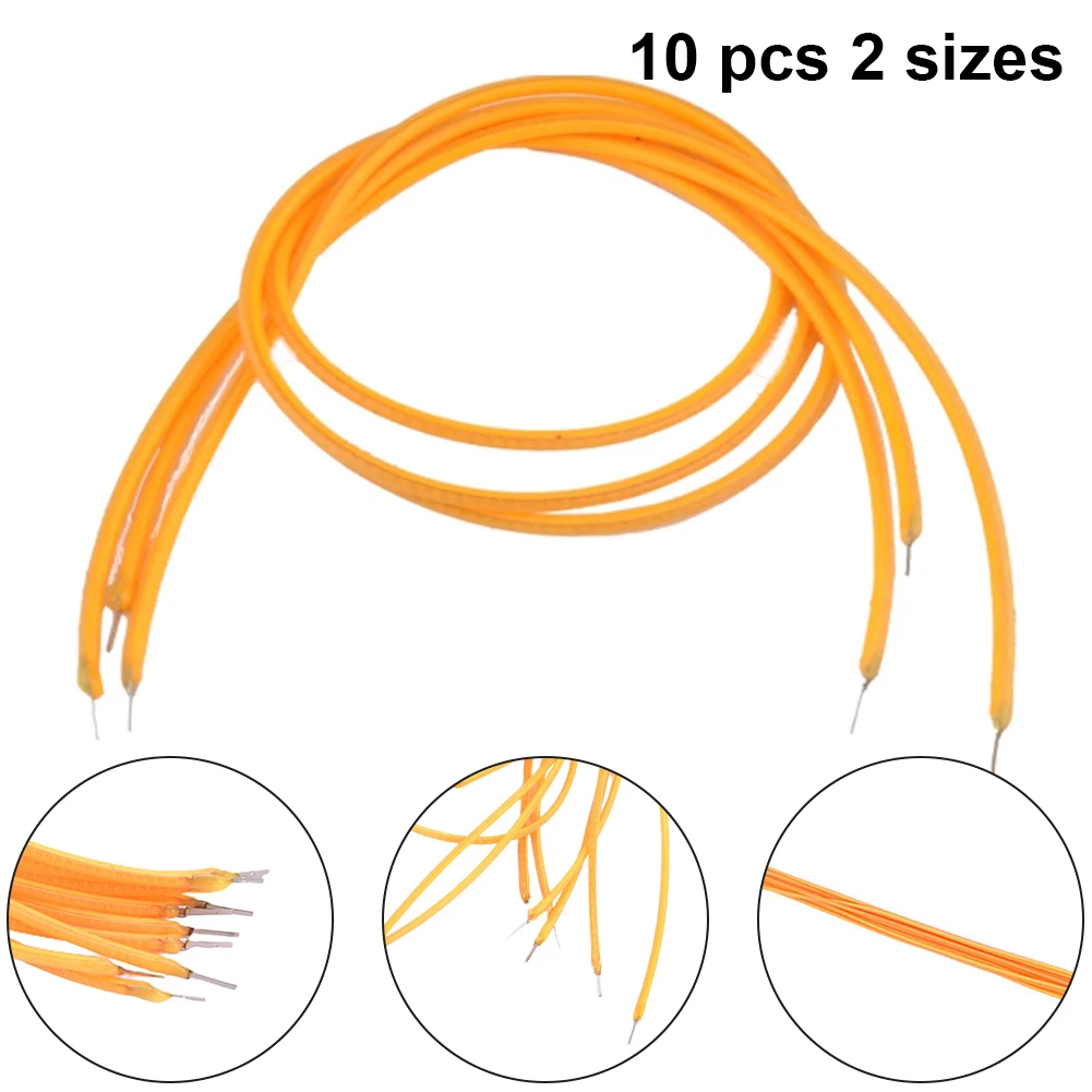 

DC3V 130/300mm Warm 2200K 10pcs Retro Edison Bulb LED Filament Lamp Parts LED Bead Light Accessories Diodes Flexible Filament