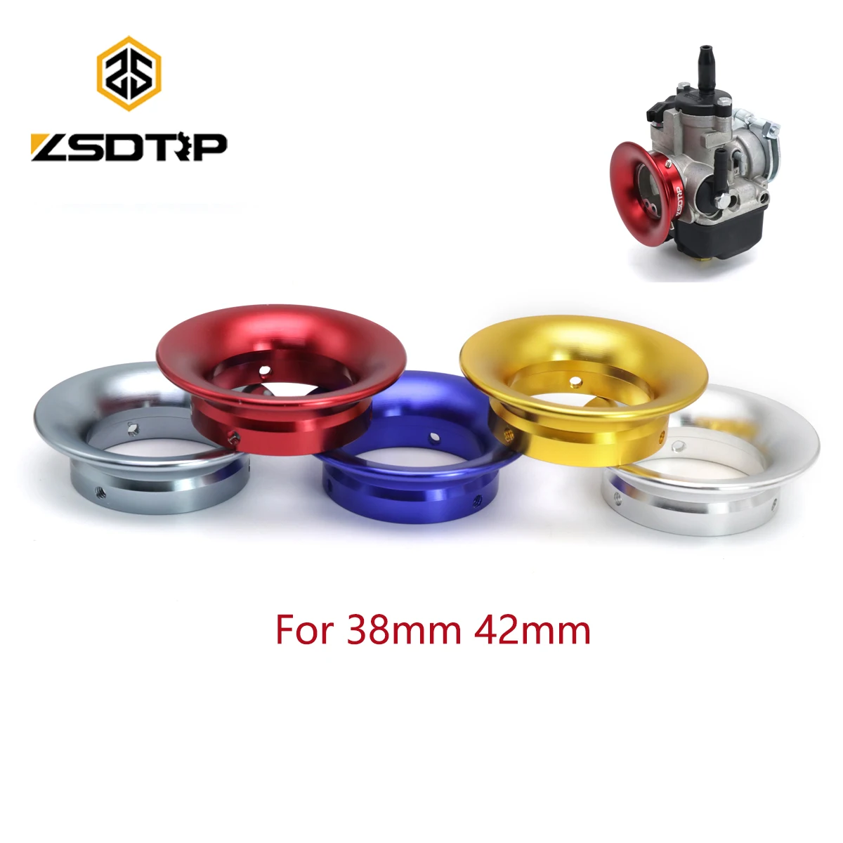 Карбюратор ZSDTRP 38 м 42 мм воздушный фильтр стакан воздушная воронка скорость стека