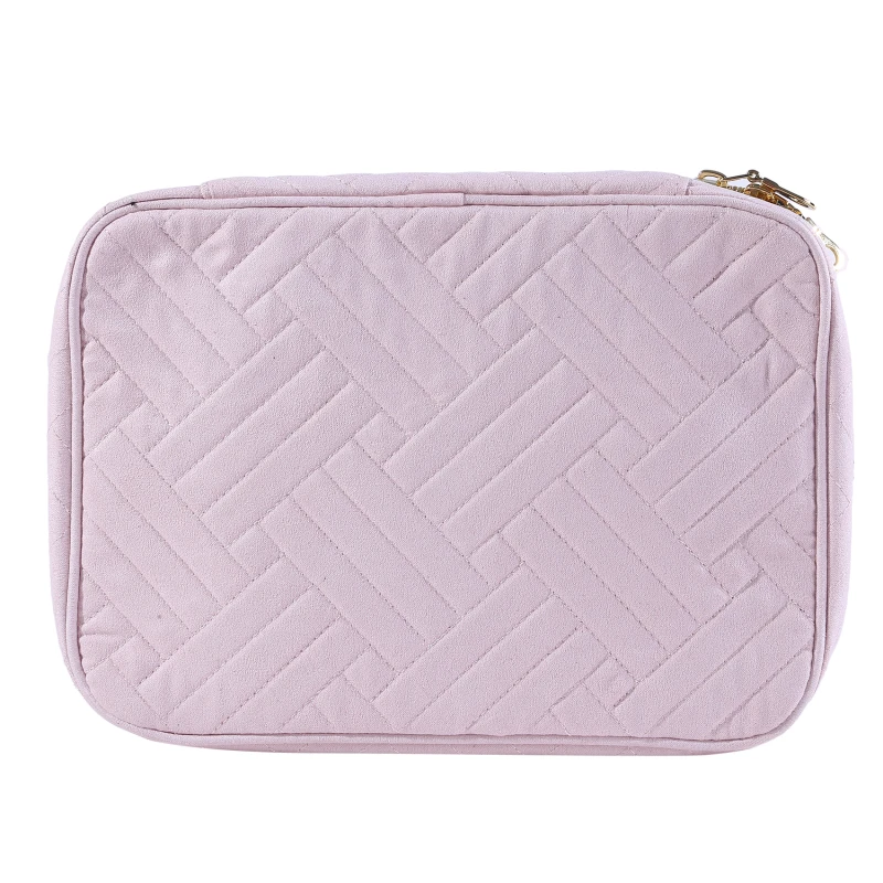 

Watch Organizer Case Multifunction Portable Travel For Apple Watch Strap Band Storage Bag Watchband Holder Case Pouch Gray Pink