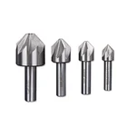 1 шт.компл. 12,5162030 мм HSS зенкер 68 канавка 90 градусов фаска Концевая фреза режущее сверло фаска заусенцовка инструмент