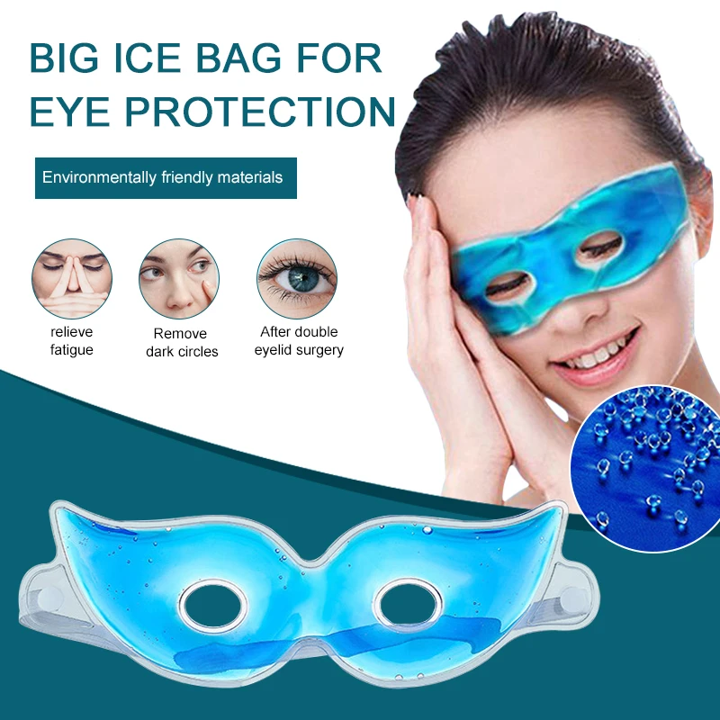 

2022 Cold Ice Eye Mask Fatigue Relief Remove Dark Circles Cold Eye Mask Sleep Mask Cooling Eyes Care Relaxing Gel Eye Pad TSLM1