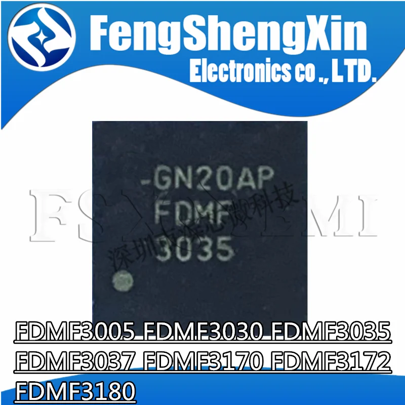 5PCS FDMF3005 FDMF3030 FDMF3035 FDMF3037 FDMF3170 FDMF3172 FDMF3180 QFN Chipset