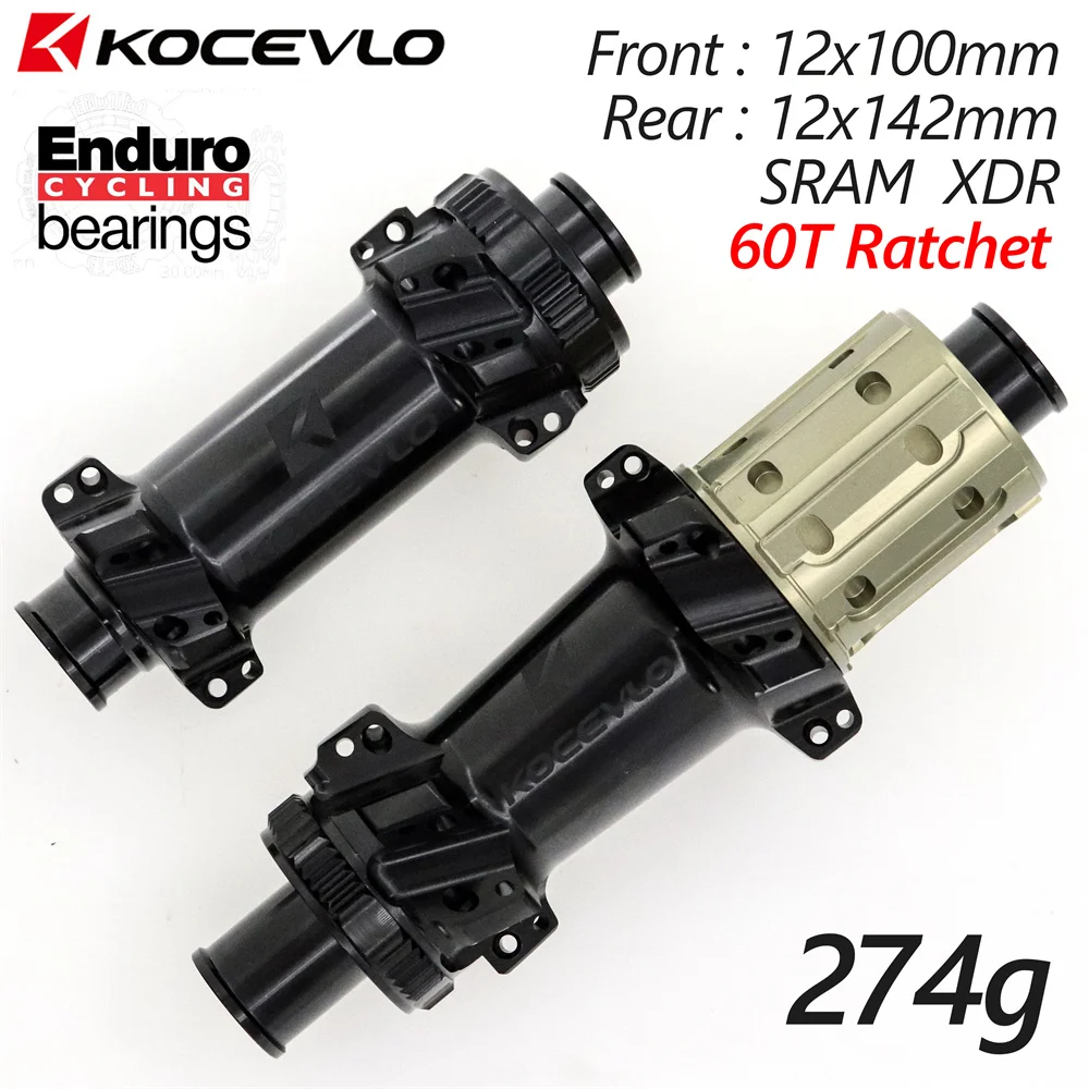 KOCEVLO Star Ratchet Road DISC Brake Straightpull Hub 100x12/142x12mm 24 hole Light 270g Road 60T Ratchet Hubs ENDURO images - 6