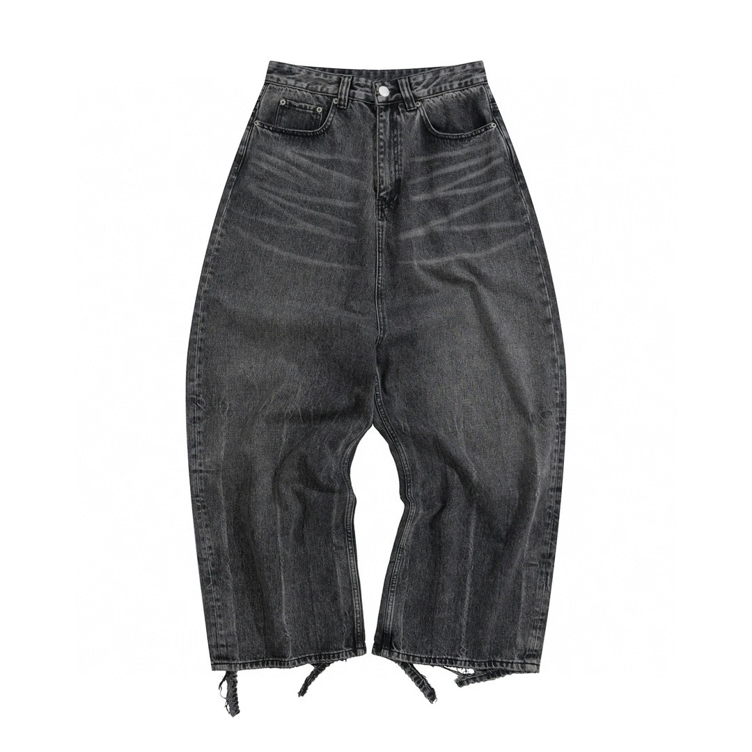 

NIGO Wide Leg Washed Denim Pants Ngvp #nigo6115