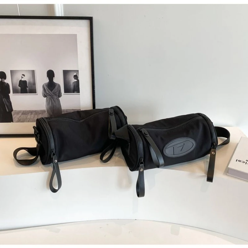 Повседневная нейлоновая тканевая сумка для женщин новая модная широкополосная