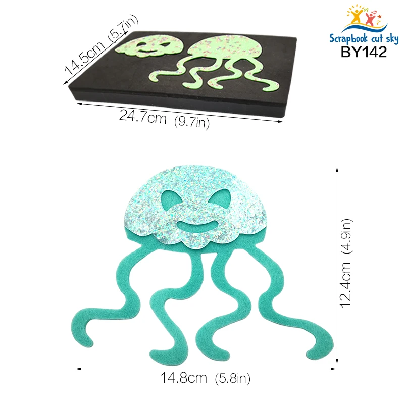 

ScrapbookCutSky-BY142 Wooden Cutting Knife Die Is Used With The Machine