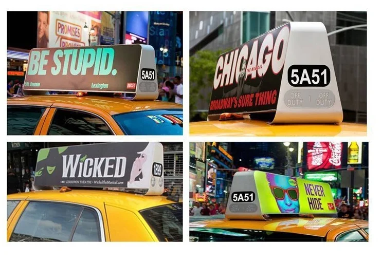 Taxi LED car display price / led taxi signage | Displays