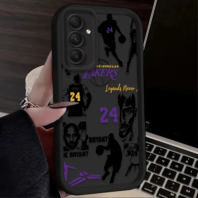 Классный чехол для телефона с баскетбольной звездой Samsung Galaxy A55 A35 A25 A15 A05 A05S 5G A24 A13