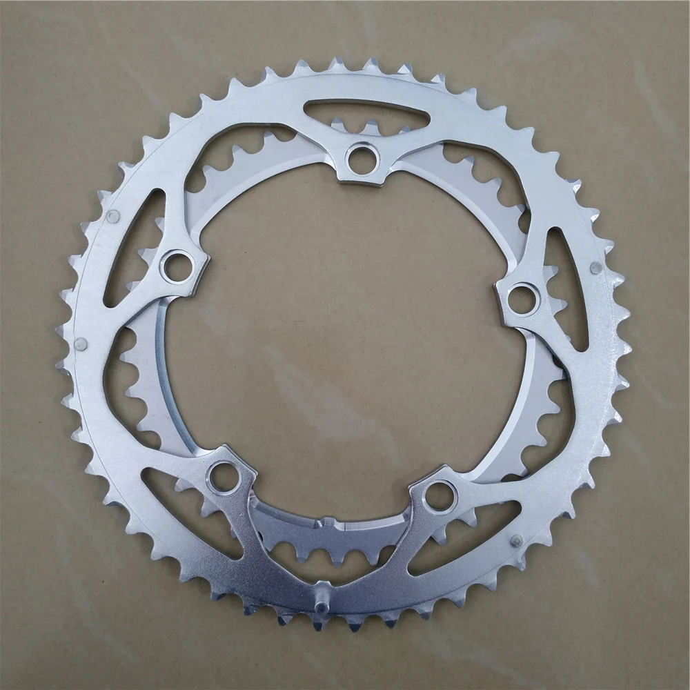 

Road Bicycle Sprocket 130 BCD 50T 39T Crown Double Plate Folding Bike Chain Wheel Chainwheel Alloy Crankset 2*9/10 Speed