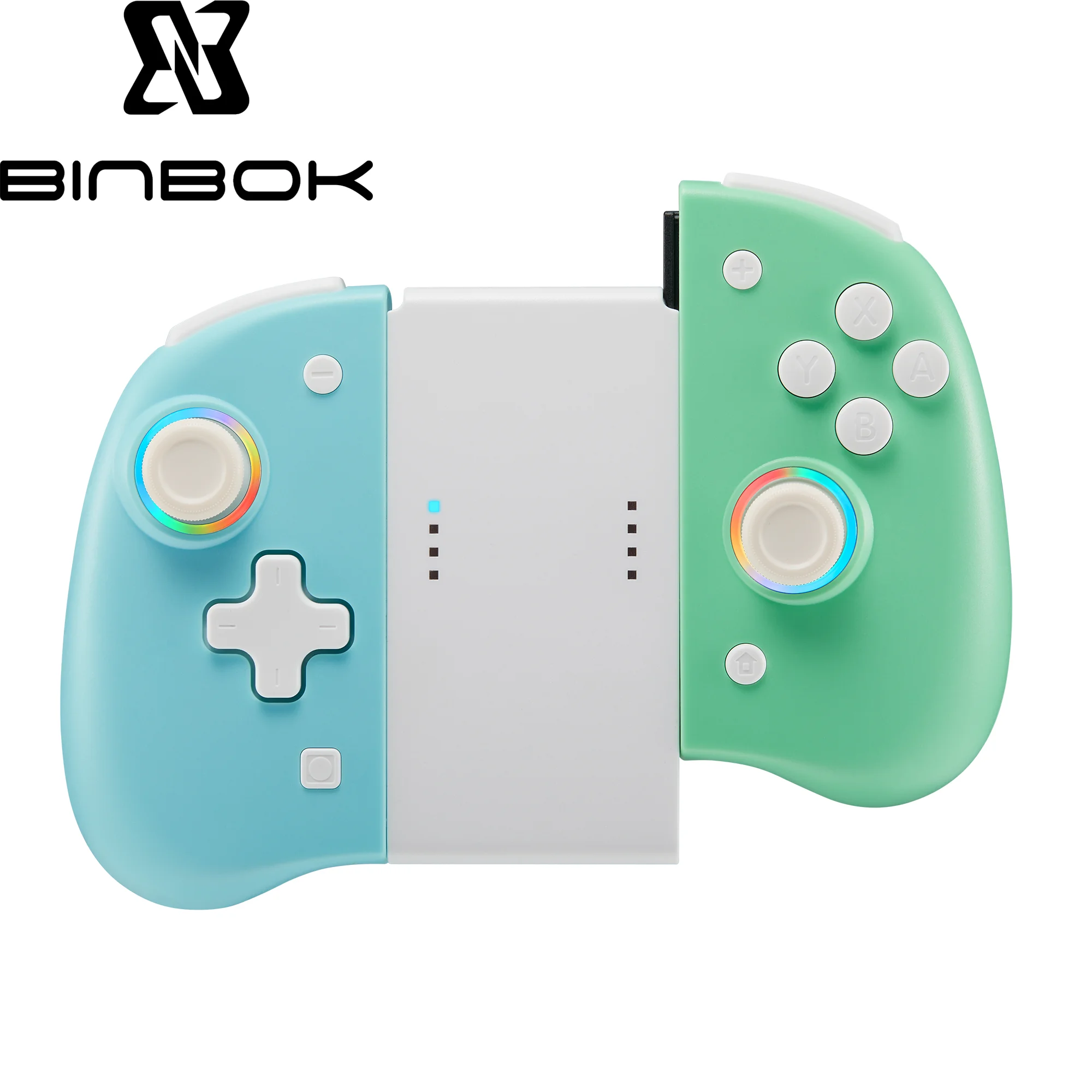Классический RGB Joycon DOYOKY для Nintendo Switch/OLED с 8 цветами и 3 режимами турбо