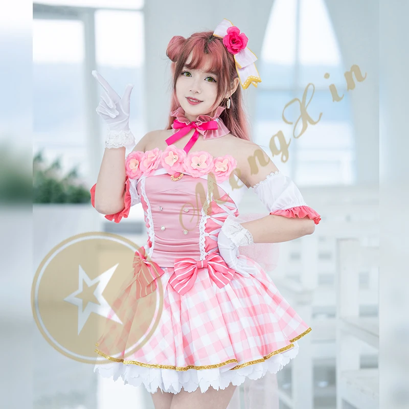 Аниме Love Live! Школьный костюм для косплея идол U My Friends ueхара Ayumu полный комплект