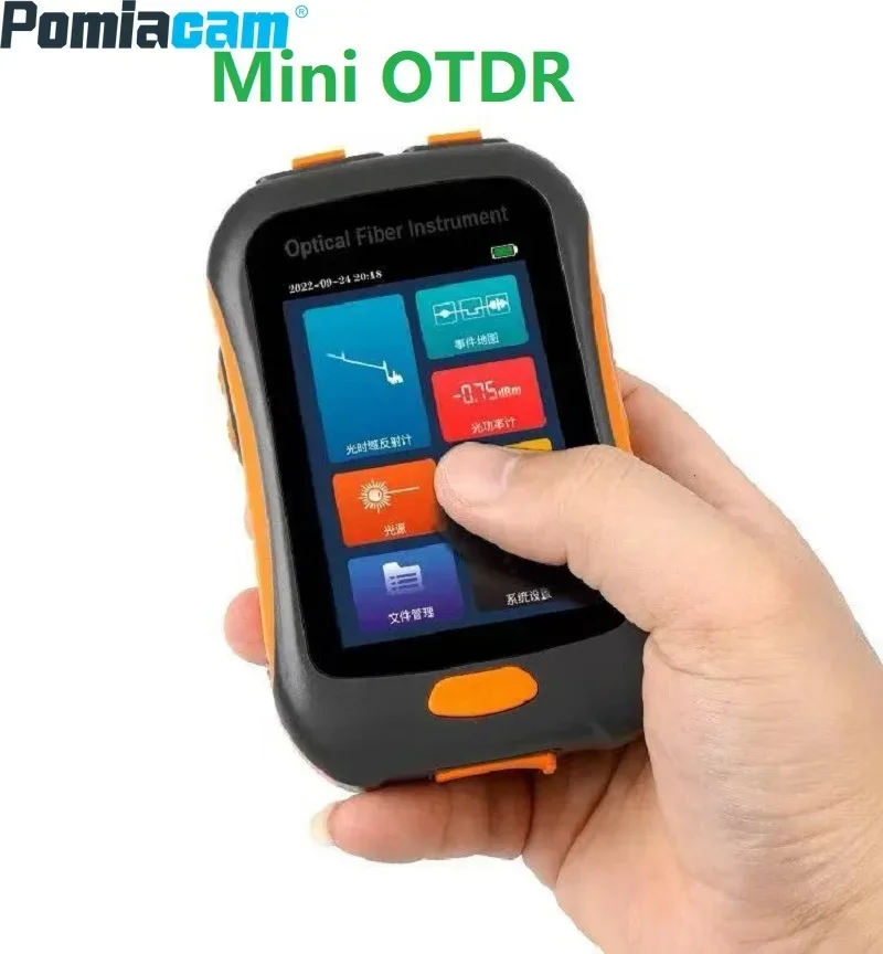 Фото Мини-OTDR NK2800 Встроенный активный тестер оптоволокна с диапазоном 80 км и сенсорным экраном высокой четкости Тестер оптоволокна 5-в-1 №5
