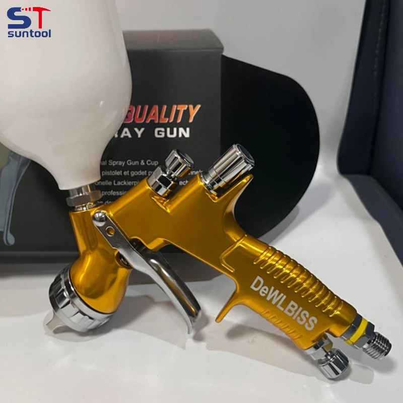 

Пистолет для рисования Suntool G T Pro Lite TE20/T110 1,3 мм/1,8 мм, сопло Glod с чашкой для смешивания, воздушный распылитель на водной основе, аэрограф