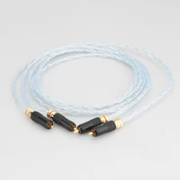 pair hi end nordost silver plated auido interconnect rca cable for tv pc amplifiers dvd speaker wire phono stereo audio line