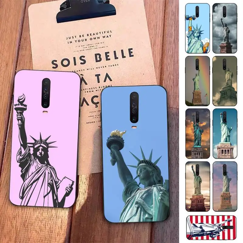 

Yinuoda Statue Of Liberty Phone Case for Redmi 5 6 7 8 9 A 5plus K20 4X S2 GO 6 K30 pro