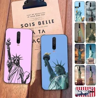 yinuoda statue of liberty phone case for redmi 5 6 7 8 9 a 5plus k20 4x s2 go 6 k30 pro