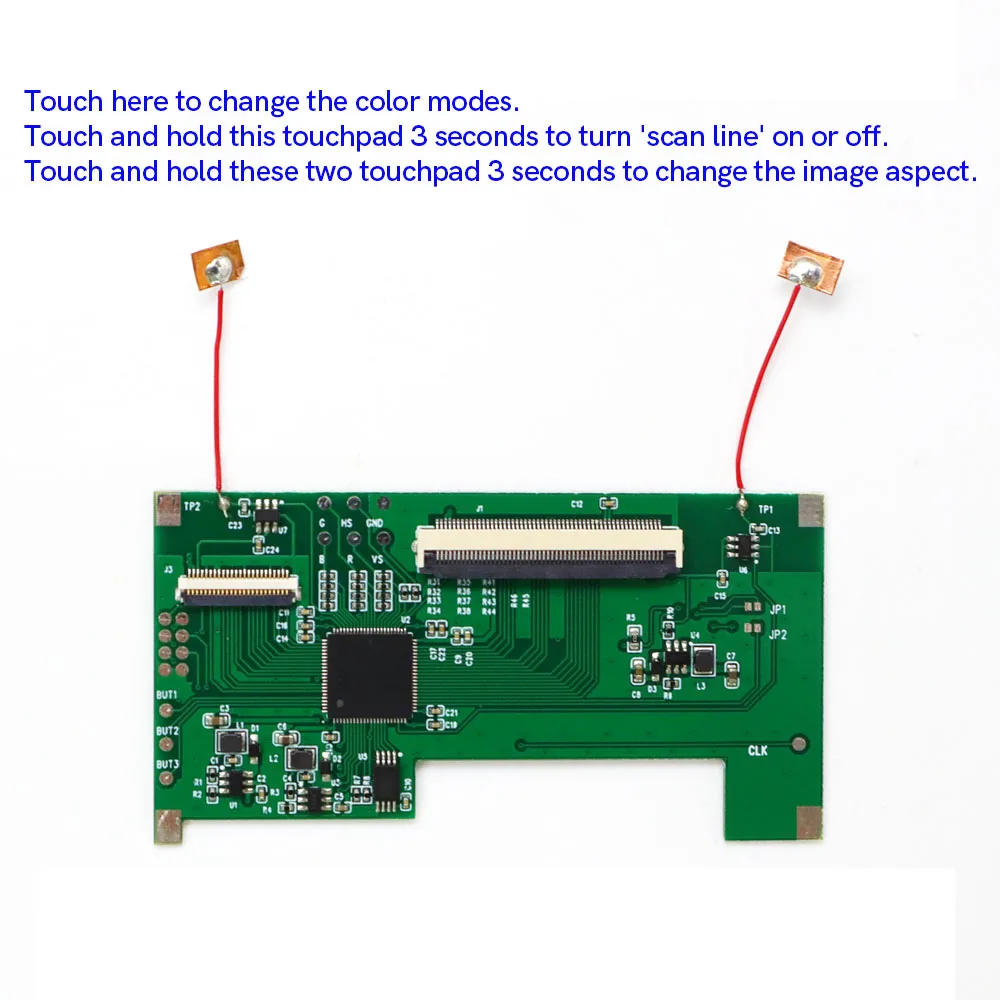 Фото 720P HDMI GANi LCD-экран с подсветкой для GBA, ретро-дисплей с пиксельной подсветкой для консоли Game Boy Advance №2