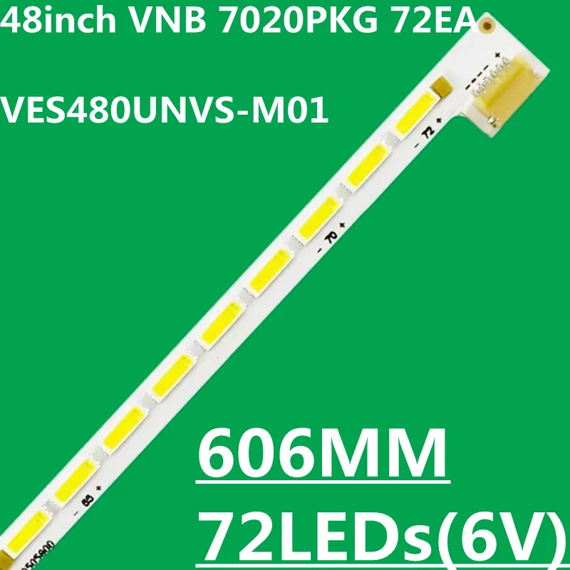 Светодиодная лента подсветки для 48 дюймов VNB 7020PKG 72EA VES480UNVS-M01 48FA7500 48FA7550 48FA8200 48FA8500 48PF8175 48PF8575 48FB7500 (art.: 3920cd2b4dd80) - 3920cd2b4dd80