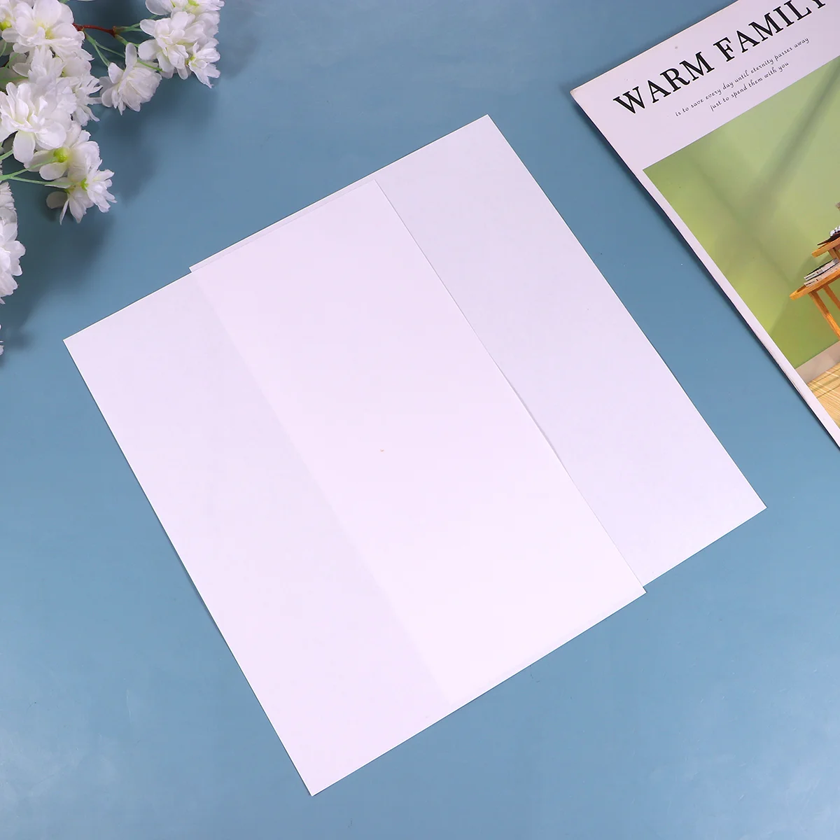 

Paper Release Sticker White Sheet A4 Vinyl Stick Diamond Separation Sided Double Ink Liner Cover Black Isolation Stickproof