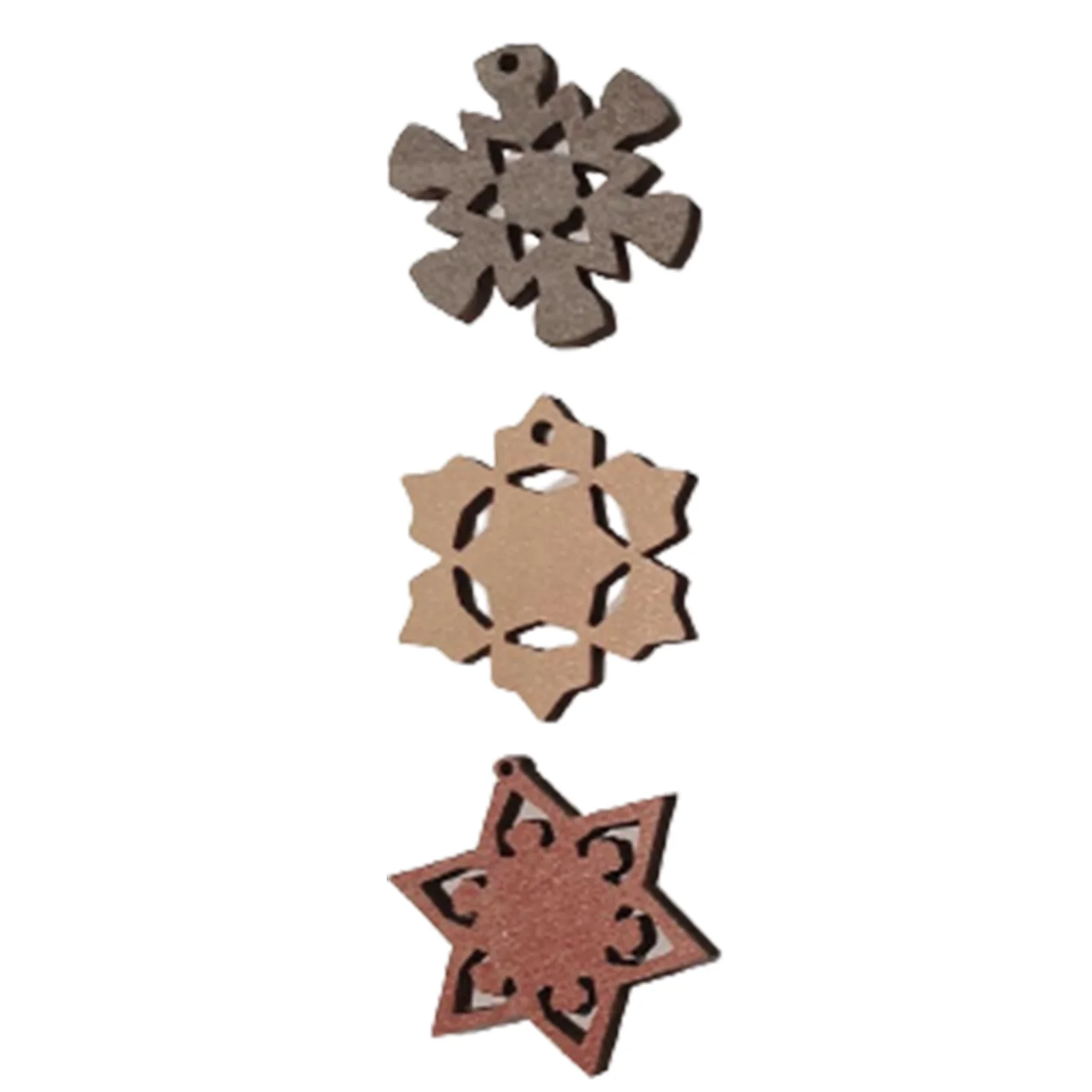 

Винтажная деревянная подвеска в виде снежинки, прочная фотография для украшения зимнего праздника вечерние НКИ