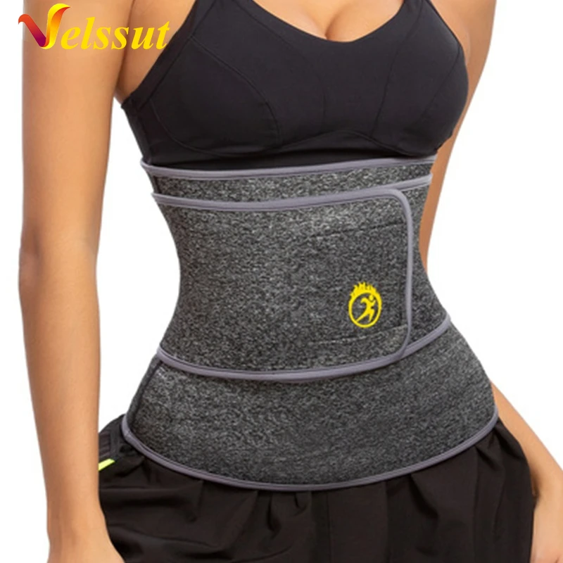

Velssut Waist Trainer for Women High Quality Sweat Gym Fitness Belt Waist Trimmer Workout Waist Corset Bodybuilding Body Shaper