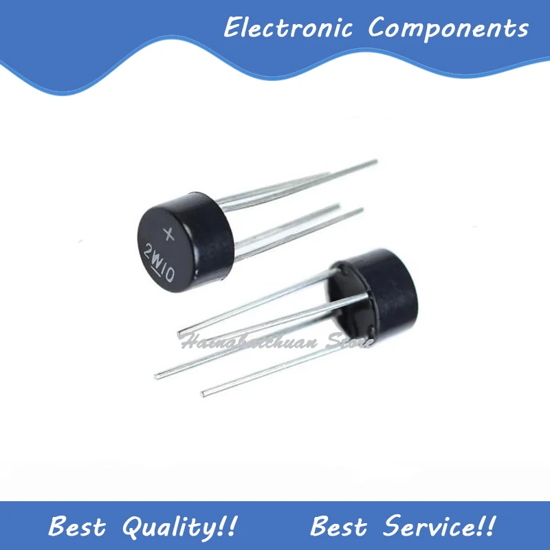

10 Pcs/Lot 2W10 2A/1000V DIP4 New and Original In Stock