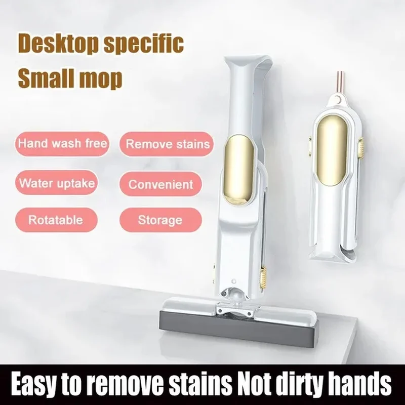 Миниатюрная Швабра для уборки дома кухни машины стола виброгубка инструмент