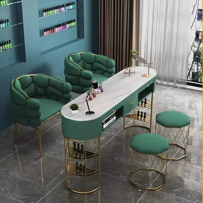 Kawaii рабочая станция органайзер для ногтей дизайн салон красоты маникюрный стол