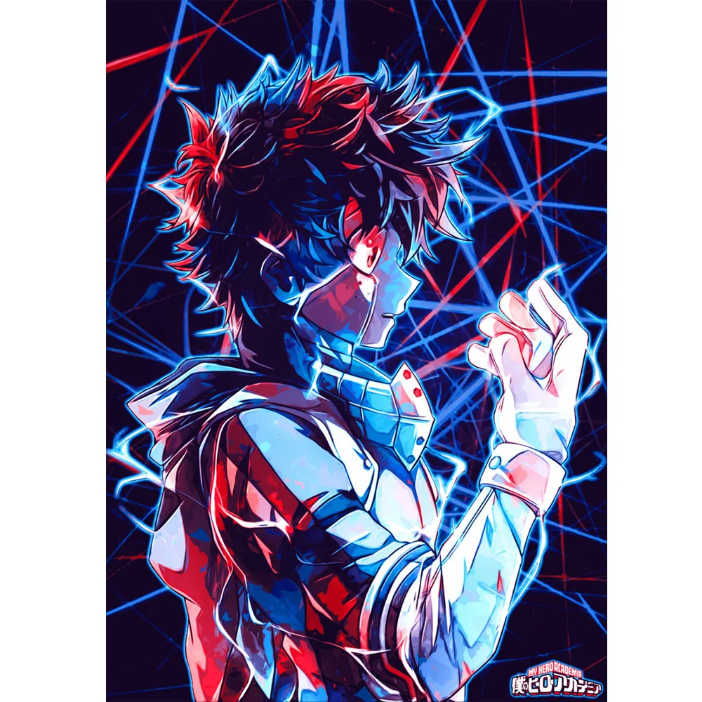 Настенная Картина на холсте японское аниме BNHA Deku манга мой герой Академия