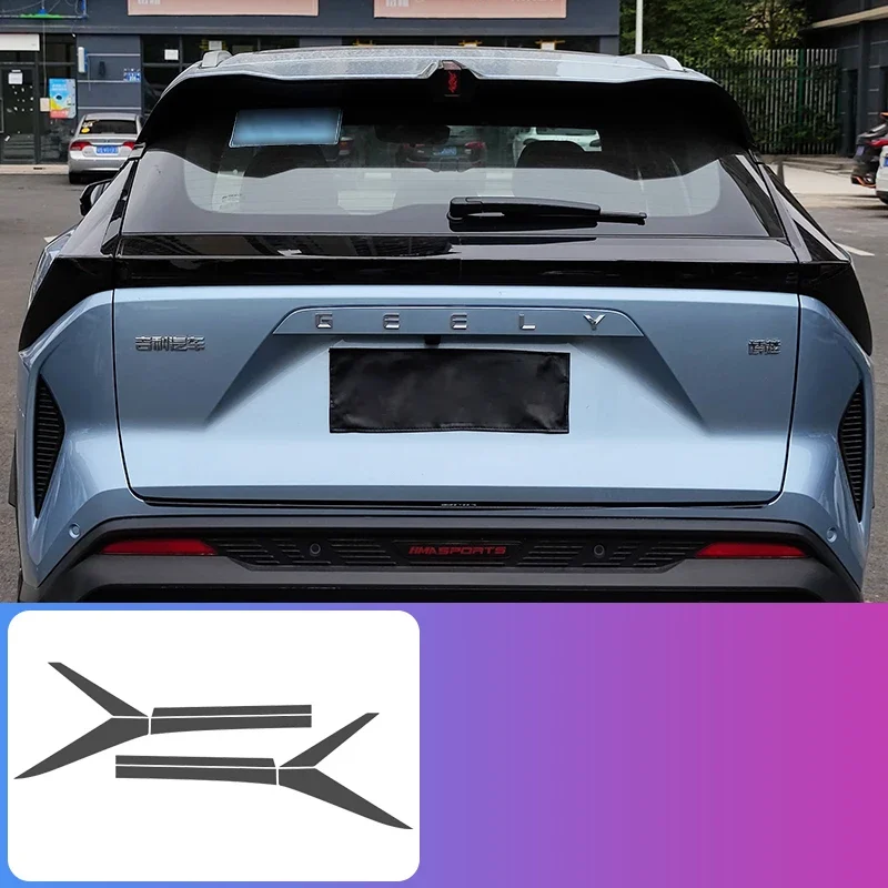 

Для Geely Cityray 2024 2025 автомобильная дымчатая черная пленка для фар, пленка для изменения цвета заднего фонаря, ремонтная защитная пленка, аксессуары