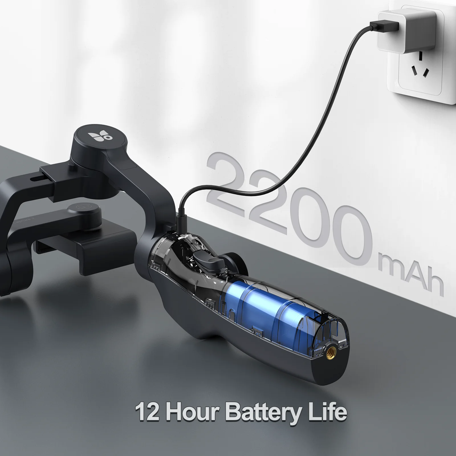 CERASTES Capture2s 3-Axis Gimbal Stabilizer with Focus Wheel for Recording Vlog for iPhone 13 12 Pro Max Samsung s21 s20 Android