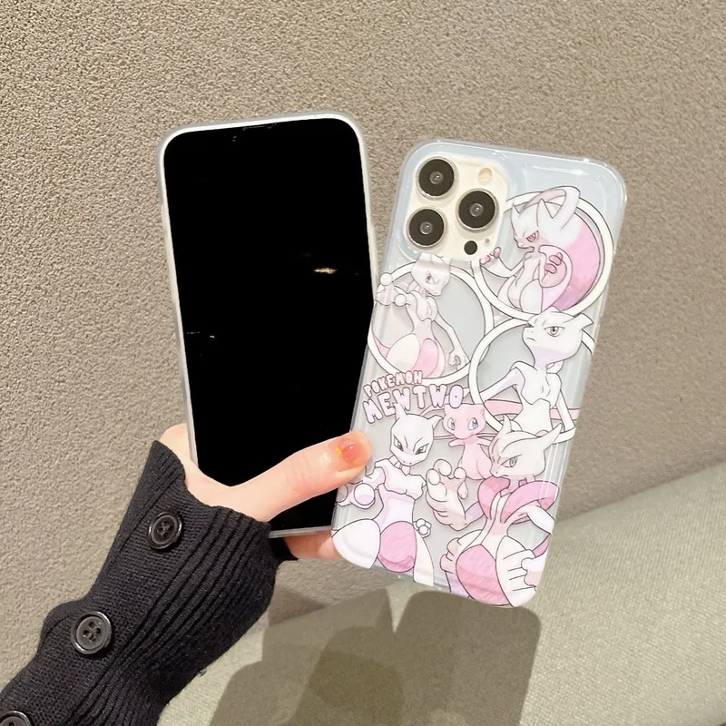 

Anime Poke Purple Phone Case Cover for IPhone 7 8 Plus 11 12 13 Pro X XR XS Max Shockproof Case for IPhone 13 Cases